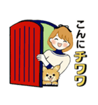 ふんわりリボンちゃん 4♡日常編（個別スタンプ：3）