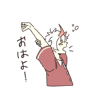 カクオとナヤミ（個別スタンプ：1）