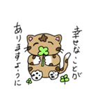 毎日を笑顔にする とらねこスタンプ！（個別スタンプ：20）