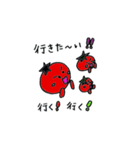 トマト親子（個別スタンプ：37）