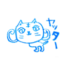 猫藤ねこ太のクレヨン落書き（個別スタンプ：9）