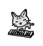 マモ画伯のロック猫シリーズ（個別スタンプ：14）