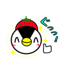 いちごペンギン1（個別スタンプ：6）