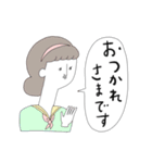 昭和レトロな女たち（個別スタンプ：3）