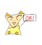 絵下手スタンプver.3（個別スタンプ：4）
