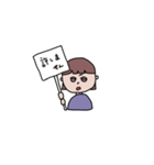 かわいいボブ子 2（個別スタンプ：13）
