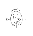 ゆるゆるの女の子（個別スタンプ：8）