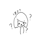 ゆるゆるの女の子（個別スタンプ：10）