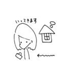 ゆるゆるの女の子（個別スタンプ：11）
