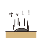 黒髪OLのオンとオフ（個別スタンプ：7）