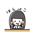 黒髪OLのオンとオフ（個別スタンプ：16）