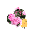 ひよこのキーちゃんとrose（個別スタンプ：28）