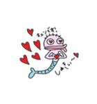 キモかわいいマイペースな半魚人（個別スタンプ：27）