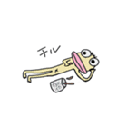 キモかわいいマイペースな半魚人（個別スタンプ：30）