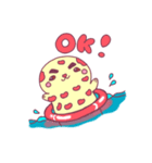カラフルまゆごまさん（個別スタンプ：1）