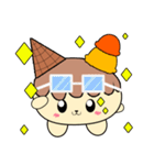アイスちゃんの日常ごあいさつ2（個別スタンプ：4）