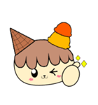 アイスちゃんの日常ごあいさつ2（個別スタンプ：17）