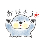 ぷくぷくほっぺのラッコさん（個別スタンプ：1）