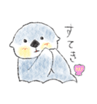 ぷくぷくほっぺのラッコさん（個別スタンプ：20）