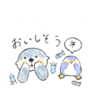 ぷくぷくほっぺのラッコさん（個別スタンプ：34）