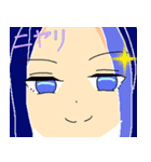 いろんな表情あおねこさん（個別スタンプ：13）