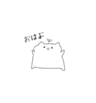 ゆるふわねこねこすたんぷ！！（個別スタンプ：3）