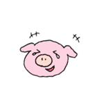 たれみみぶたさん（個別スタンプ：3）