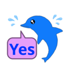 Dolphin greetings 2  イルカ  あいさつ（個別スタンプ：11）