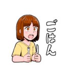 愛莉・ユズア・凉りょうの3バカスタンプ（個別スタンプ：3）