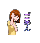 愛莉・ユズア・凉りょうの3バカスタンプ（個別スタンプ：5）