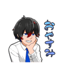愛莉・ユズア・凉りょうの3バカスタンプ（個別スタンプ：9）