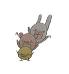 クレヨンで描いた手書きスタンプです（個別スタンプ：2）