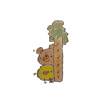 クレヨンで描いた手書きスタンプです（個別スタンプ：6）