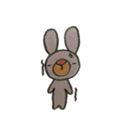 クレヨンで描いた手書きスタンプです（個別スタンプ：10）