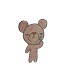 クレヨンで描いた手書きスタンプです（個別スタンプ：17）
