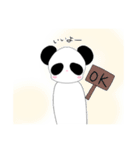 かわいいぱんだのスタンプ（個別スタンプ：3）