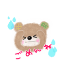 ふんわりくまちゃん♡日常♡お出かけ（個別スタンプ：28）