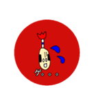 お江戸でYutty ＆ お猿（個別スタンプ：7）