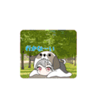 黒猫芹華と楽しい仲間（個別スタンプ：4）