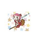 黒猫芹華と楽しい仲間（個別スタンプ：25）