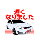 車 ヨーロッパ GT カー かっこいい（個別スタンプ：18）