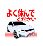 車 ヨーロッパ GT カー かっこいい（個別スタンプ：37）