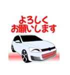 車 ヨーロッパ GT カー かっこいい（個別スタンプ：38）