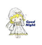 サンサ姫-毎日の絵文字（個別スタンプ：8）