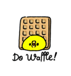 ぴよたそ×Do Waffle！ コラボスタンプ♪（個別スタンプ：1）