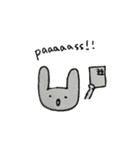 気力うさぎ（個別スタンプ：3）
