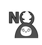 白いウミウシ【夏】（個別スタンプ：19）