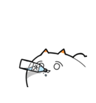 白いウミウシ【夏】（個別スタンプ：24）