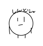 じんましんくんと愉快な仲間たちぼっち版（個別スタンプ：6）