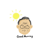 孫が作ったおじいちゃんスタンプ2（個別スタンプ：2）